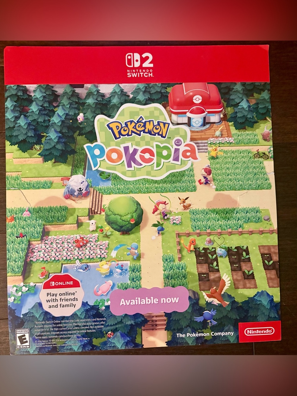 Nintendo Switch 2 Pokemon Pokopia Ad Promo Pikachu Mew Two Evie